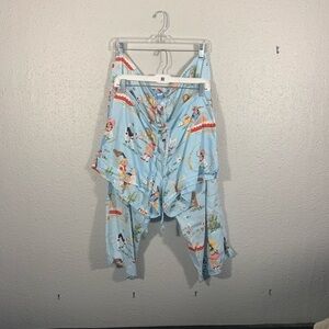 Nick & Nora Y2K Western 2000 Cow Girl Print Shorts & Crops size XL